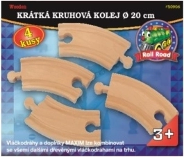 Maxim krátka kruhová koľaj 4 ks