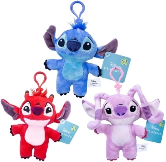 Disney Lilo & Stitch plyšová kľúčenka - 1 kus