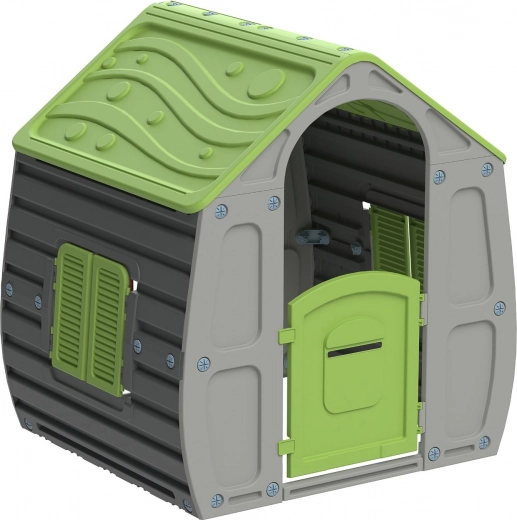 detský záhradný domček Chipolino Magical House Grey