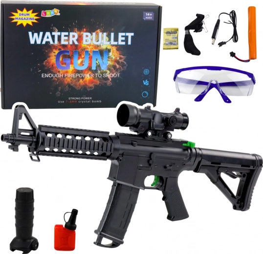 Strelecká puška na vodné guľôčky čierna 86 cm