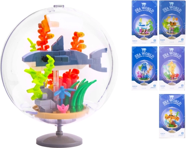 Stavebnica morské zvieratá 6 v 1 pre deti od 6 rokov