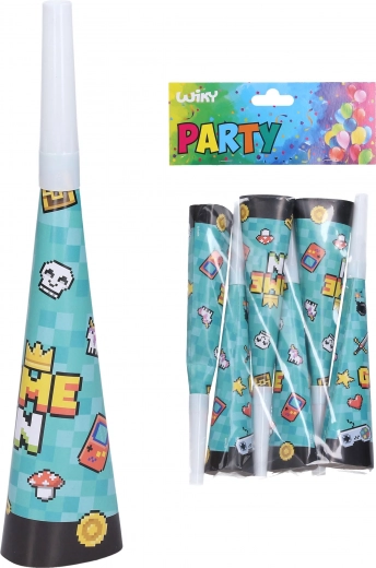 Párty trúbky 20 cm (6 ks)