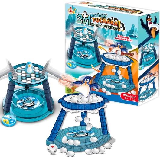 Studo Games 2v1 Neshoď tučniaka – rodinná zručnostná hra