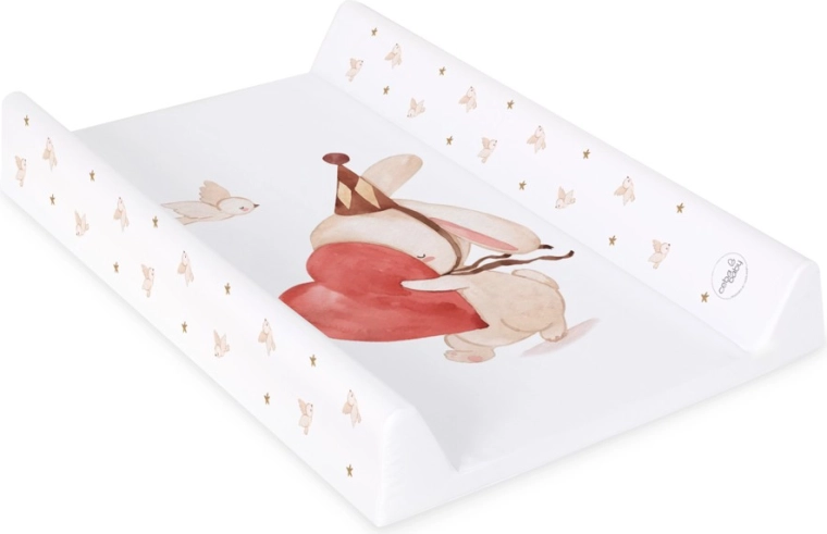 Ceba Baby prebaľovacia podložka na postieľku s pevnou doskou Ultra Light Pierrot 50 × 70 cm