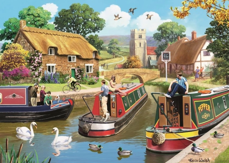 Ravensburger puzzle Pokojná plavba 1000 dielikov