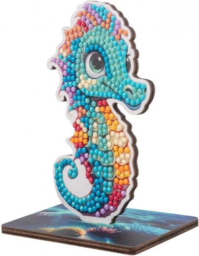 CRYSTAL ART Diamantové maľovanie Morský koník