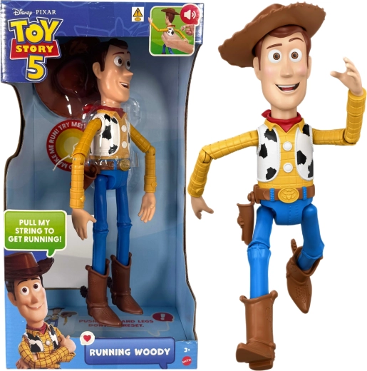 Mattel Disney Toy Story interaktívna figúrka Woody bežiaci 30 cm (anglická verzia)