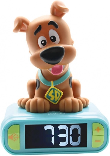 Budík s 3D nočným svetlom SCOOBY-DOO