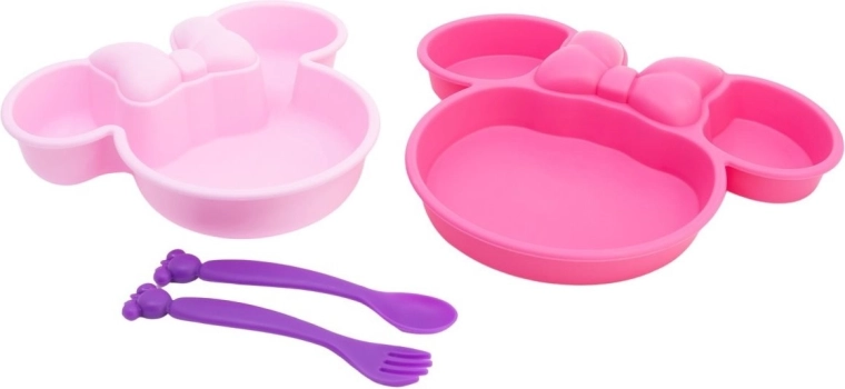 Detská jedálenská súprava 4v1 Disney Minnie Mouse Stor