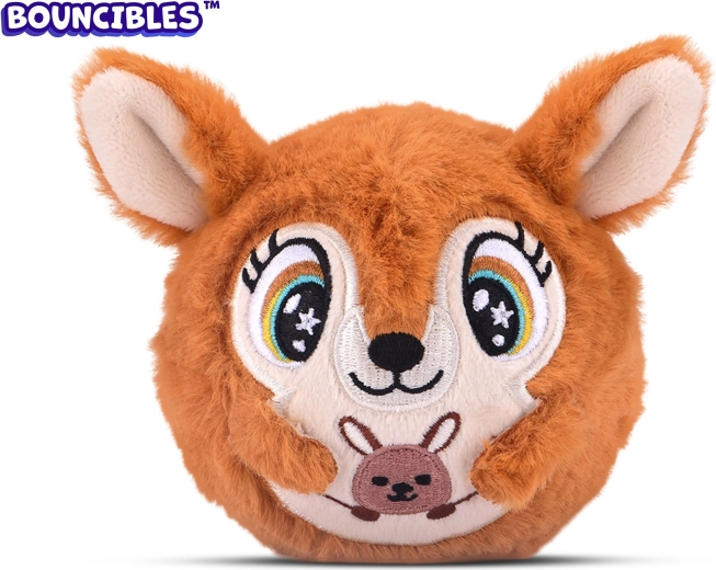 Plyšový skákací klokan Jumpi Bouncibles, 8 cm