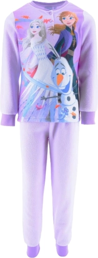 Detské flísové pyžamo Frozen vo svetlofialovej farbe