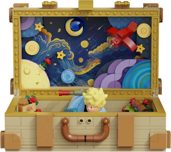 Otvárací kufrík s hviezdnou scénou