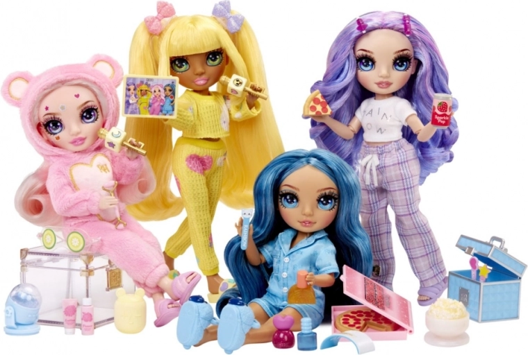 Rainbow High Junior High PJ Party – módna bábika na pyžamovú párty 23 cm