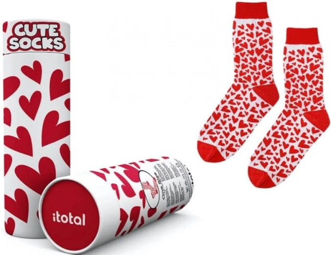 Bavlnené ponožky so srdiečkami