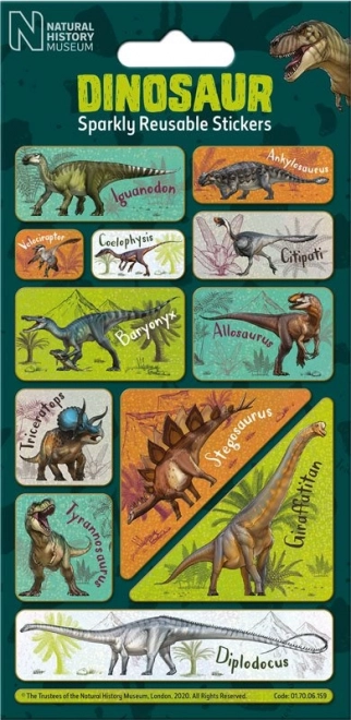 Trblietavé samolepky – dinosaury