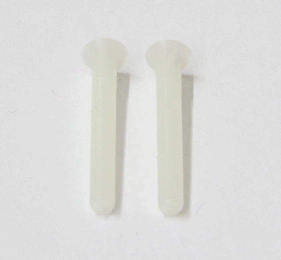 Zápustné polyamidové skrutky M3 × 25 mm, 10 kusov