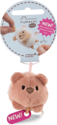 Nici MyMochi mini medvedík Nomo s elastickou gumičkou, 5 cm