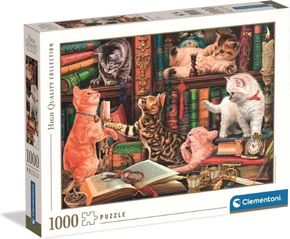Clementoni High Quality puzzle 1000 dielikov Curious Whiskers