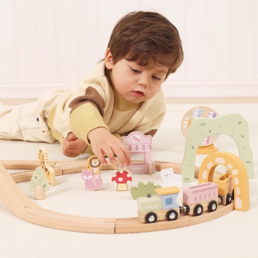 Magnetická lokomotíva a vagóniky