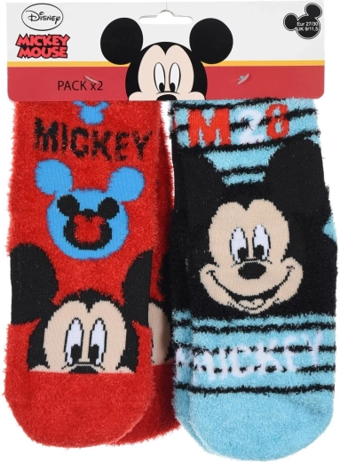 Detské hrejivé ponožky Mickey Mouse, 2 páry
