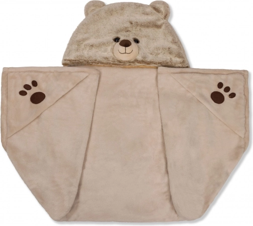 Hrejivá deka s kapucňou Medveď Cozy Noxxiez