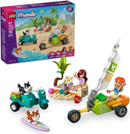 Lego Friends dobrodružstvá so surfujúcimi psíkmi a skútrom