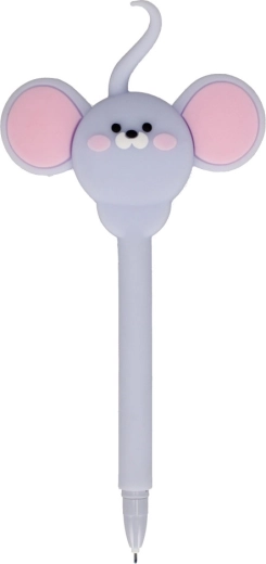 Roztomilý silikónový topper myška