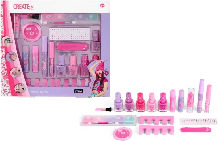 Create It! neónová a trblietavá make-up sada pre deti