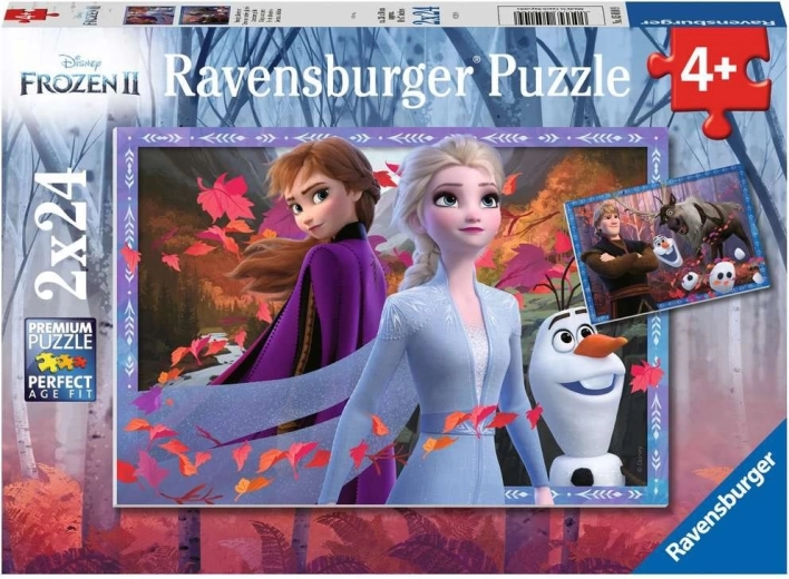 Puzzle 2x24 dielikov Ľadové Kráľovstvo 2