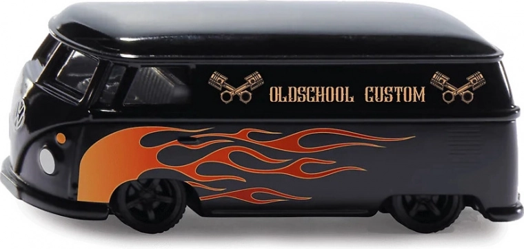 Siku Super model VW T1 Transporter 1:50 s plameňmi
