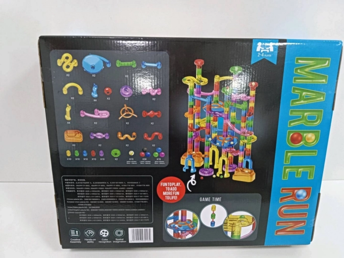 Svetielkujúca guľôčková dráha do tmy 150 dielov