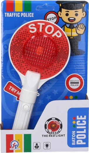 Policajný zastavovací terč so svetelnými efektmi 23 cm