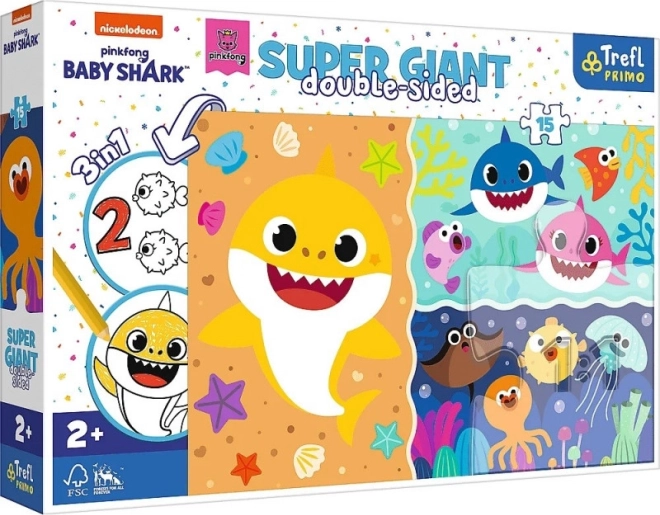 Obrie puzzle Baby Shark pre malé deti