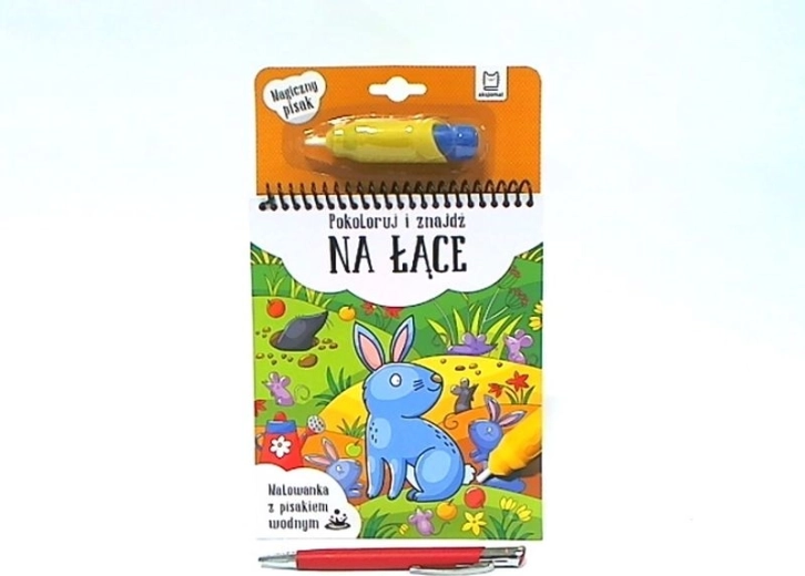 Kúzelné maľovanie vodným fixom na lúke