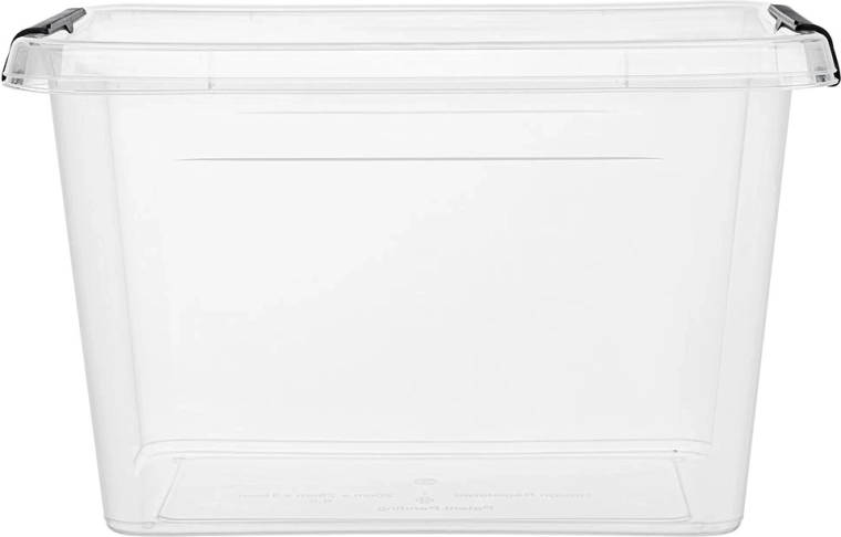 Prehľadný obsah vďaka transparentnému boxu