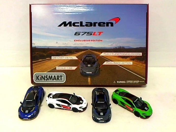 Kovové auto McLaren 675LT 1:36 s pohonom pull-back - 1 kus
