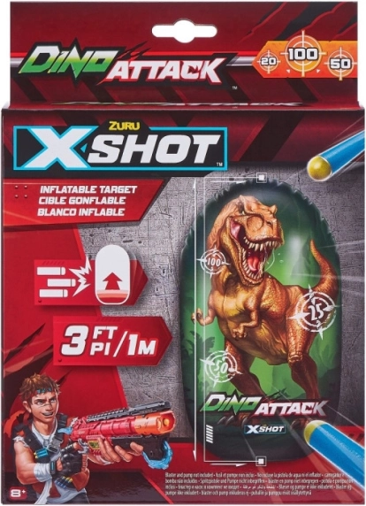 Nafukovací terč Dino Attack pre deti