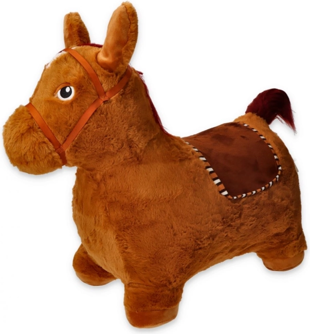 Skákací koník s obalom a pumpičkou