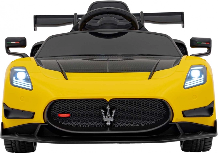 Detské elektrické autíčko Maserati MC20 GT2 žlté
