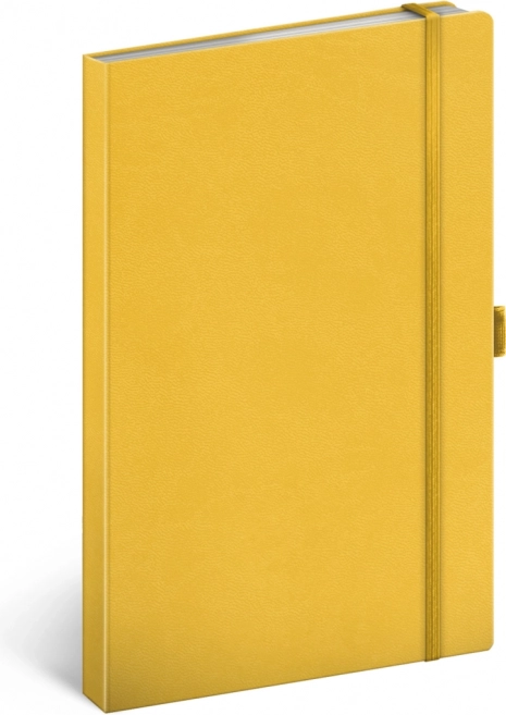 Linajkový zápisník NOTIQUE žltý 13 × 21 cm