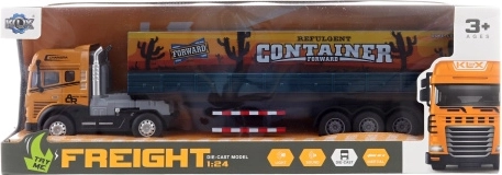 batériový kamión kov a plast so svetlom a zvukmi