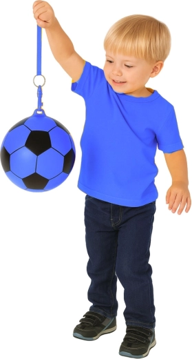 Futbalový dizajn a výrazná modrá farba