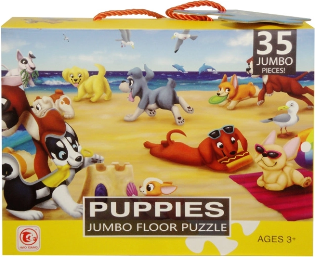 Podlahové puzzle XL 35 dielikov s uchom