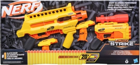 Nerf Alpha Strike Blastery a Šípky pre Deti