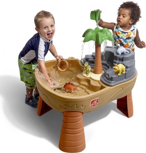 Vodný stôl Dinosaurí park vodné pieskovisko Step2 fontána