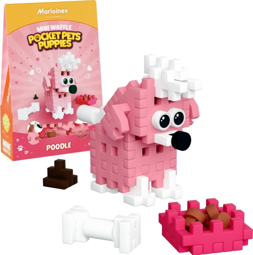 Stavebnica Mini Waffle Pocket Pets – pudel