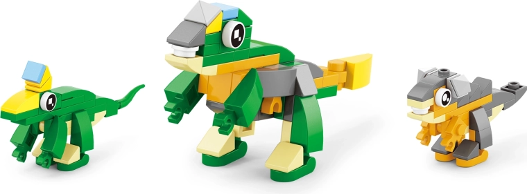 Až 12 rôznych dinosaurov z jednej sady