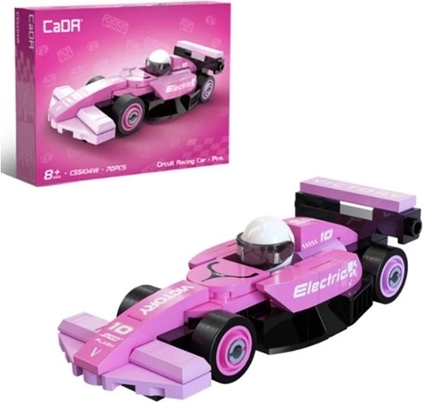 Stavebnica Cada Circuit Racing Car – ružové športové auto