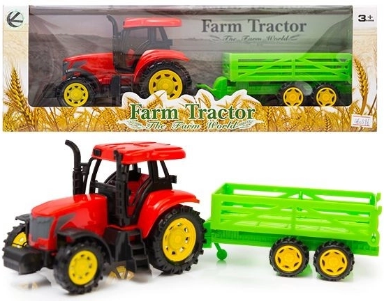 Traktor s prívesom - 1 kus