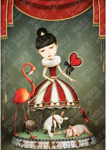 Puzzle dievča od kolotočov 1000 dielikov